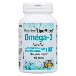 Oméga-3 Matrice LipoMicel - 60 gélules