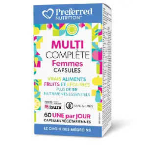 Preferred nutrition - Multi complète Femmes 60 capsules