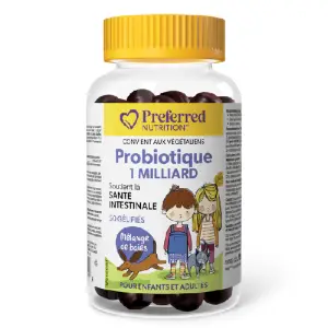 Preferred nutrition - Probiotique 1 milliard pour enfants 50 gélifiés