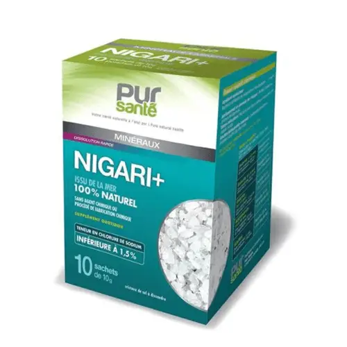 Pur santé – Nigari+ 10 sachets de 10g