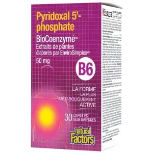 Natural Factors - BioCoenz B6 P5P 50 mg  30 capsules