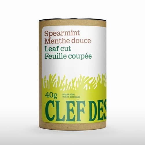 Clef des champs – Tube Menthe douce feuille coupée 40g