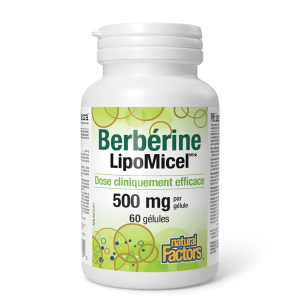 Natural Factors - Berberine Lipomicel 500 mg 60 gelules