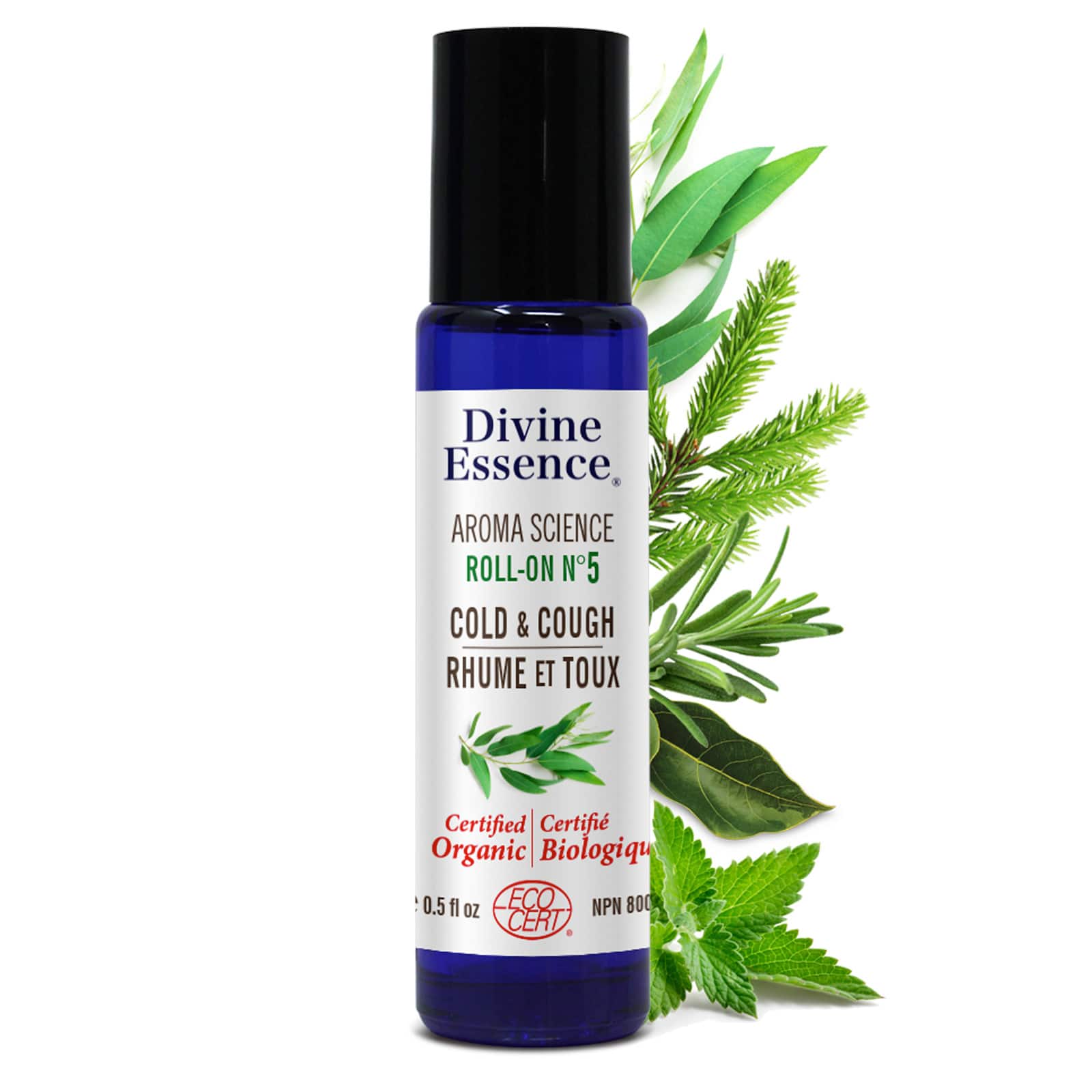 Divine Essence – Roll on Rhume & Toux 15ml no 5