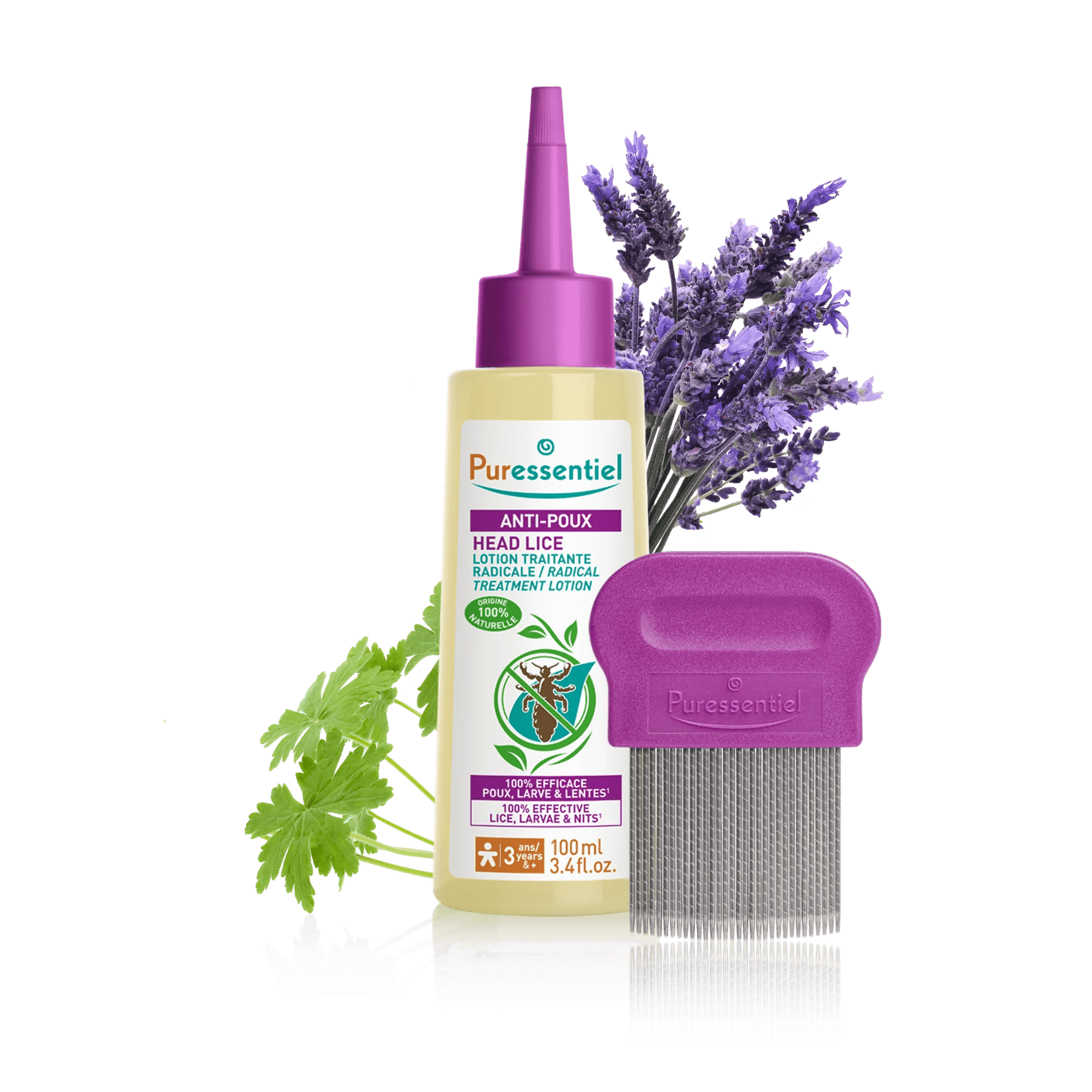 Puressentiel - SOS Poux - Lotion 100 ml + Peigne