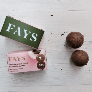 Fays Terroir Chocolaté - Bombes fondantes à chocolat chaud noir (2)