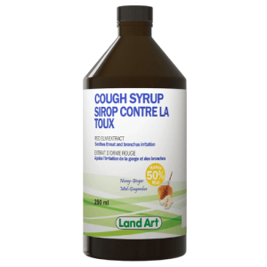 Land Art Sirop contre la toux Miel gingembre 250ml